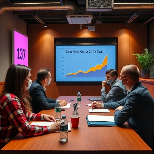 在創業投資新格局會議中的討論場景