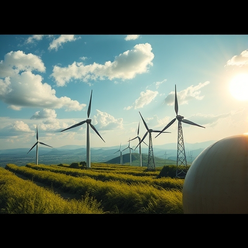 可持續能源轉型的視覺化圖像