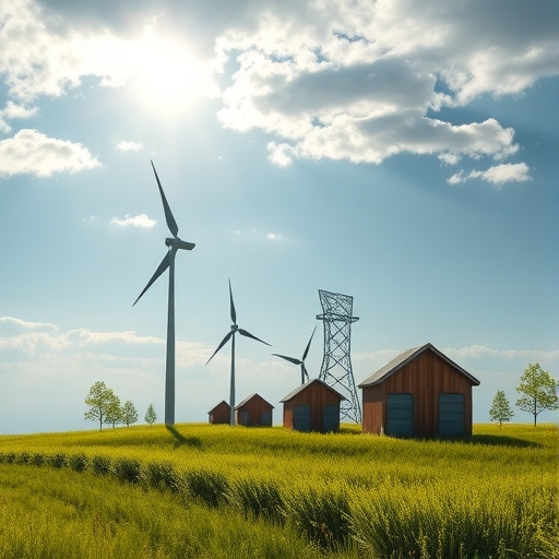 可持續能源轉型的視覺化圖像