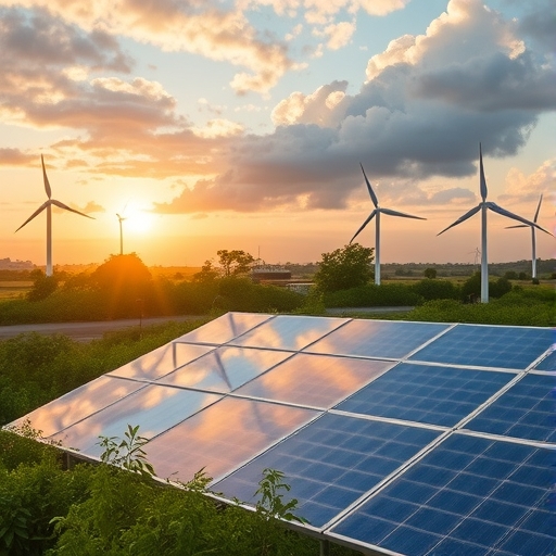 可持續能源轉型的視覺化圖像