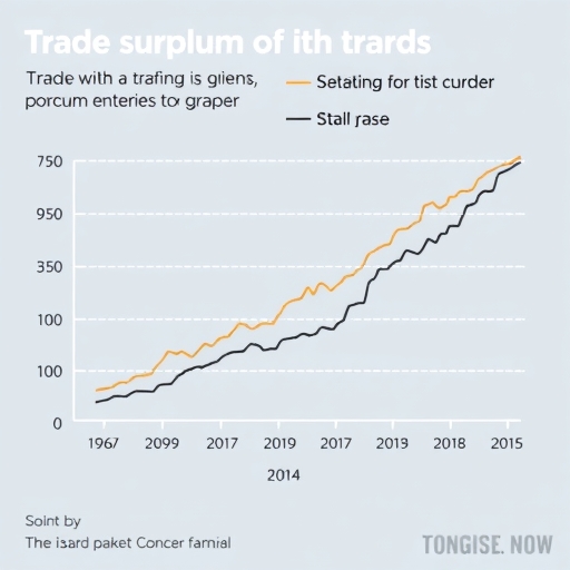 貿易順差趨勢圖表