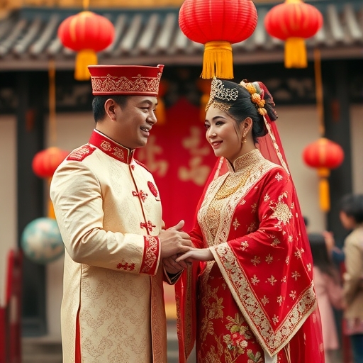 中國傳統婚禮儀式場景