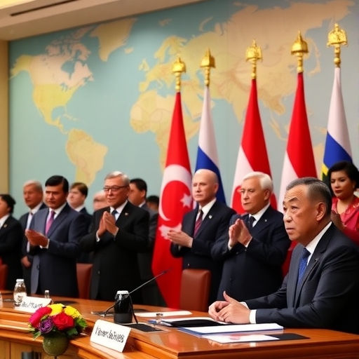 印尼總統與多國領導人會談