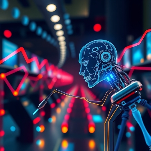 一位男子正在街頭交易股票