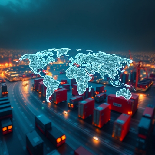 亞洲供應鏈結構性衝擊的圖解