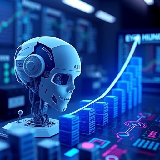 AI技術與營收成長的圖示