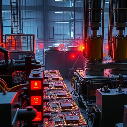 半導體工廠生產的戲劇性景象