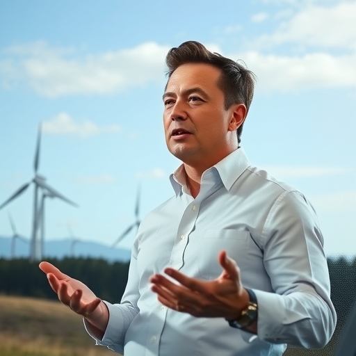 埃隆·馬斯克正在討論能源問題