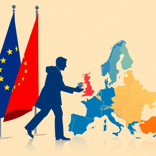 歐洲貿易談判的場景