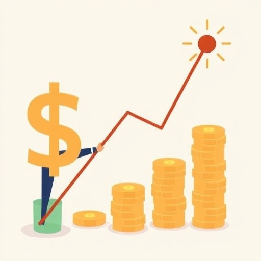 一位男子正在街頭交易股票