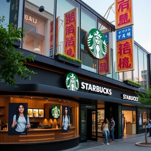 星巴克中國現代化店面