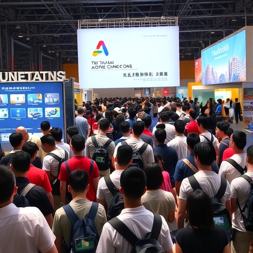 參展企業展示AI技術