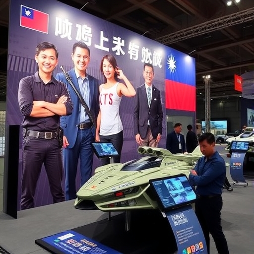 台灣國防科技展示的一艘無人艇
