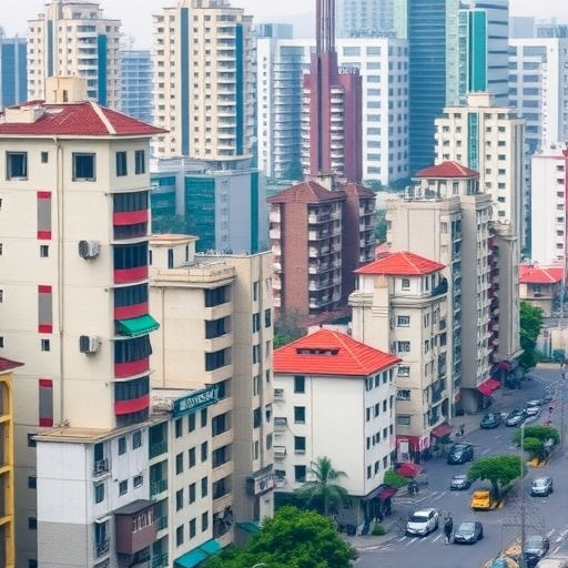 台灣房市危機情況的圖像