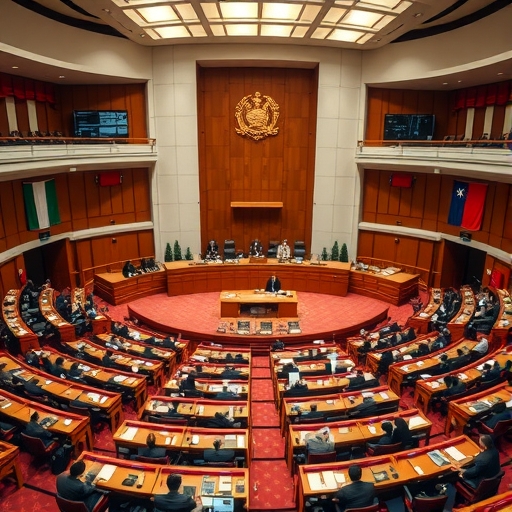 台灣國會議會場景