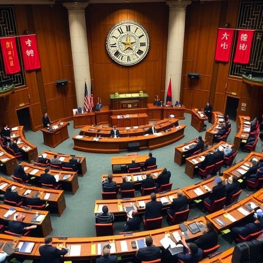 台灣國會議會場景