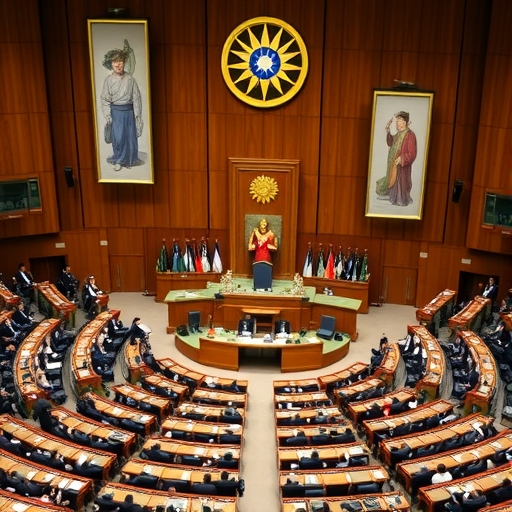 台灣國會議會場景