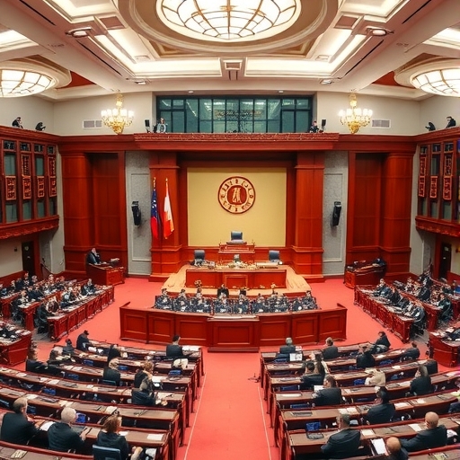 台灣國會議會場景