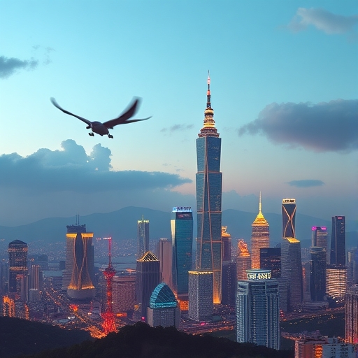 台灣天際線展示人工智慧技術