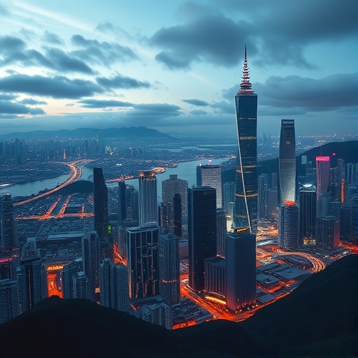 台灣天際線展示人工智慧技術2