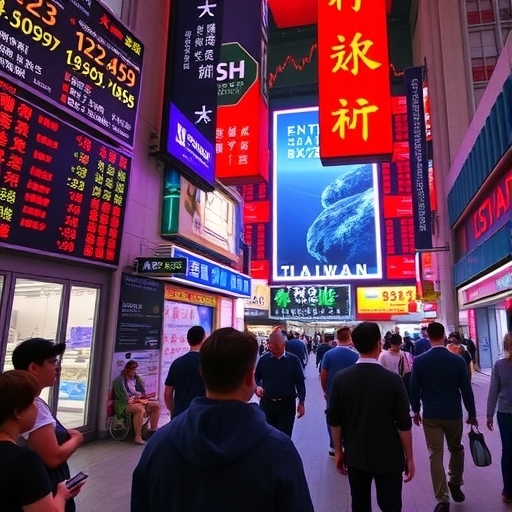 台灣股票市場交易場景一