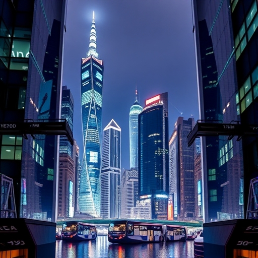 一位男子正在街頭交易股票