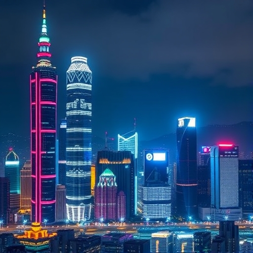 一位男子正在街頭交易股票