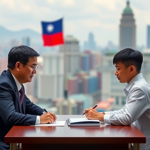 台灣與美國代表進行實體談判