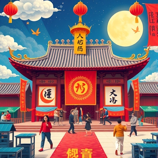 台灣文化成就慶祝活動的插圖