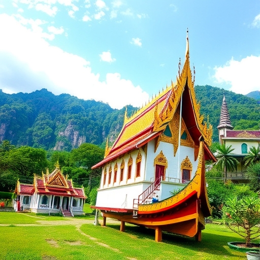 泰國的國際旅客活動場景