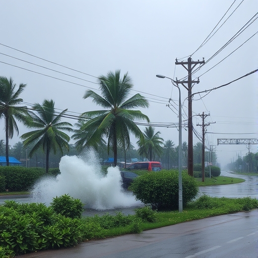 熱帶風暴影響基礎設施