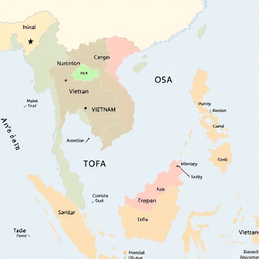 越南貿易協議簽署現場