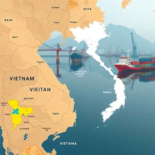 全球供應鏈重組圖示