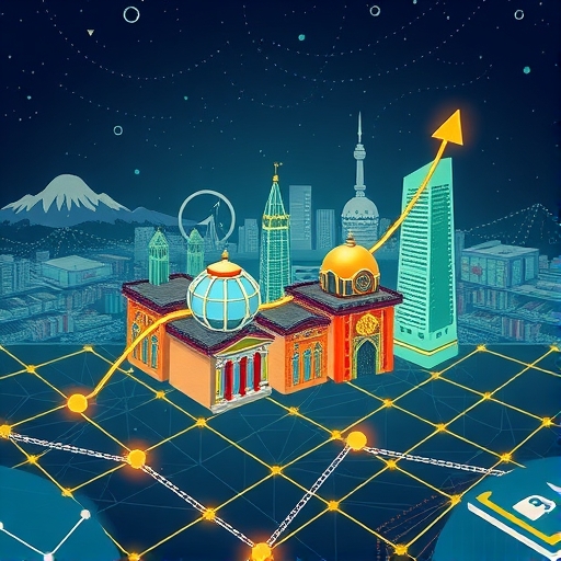 數位經濟增長的插圖