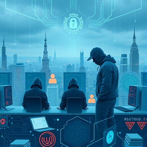 一位男子正在街頭交易股票