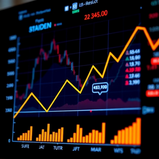 金融市場趨勢的統計圖表