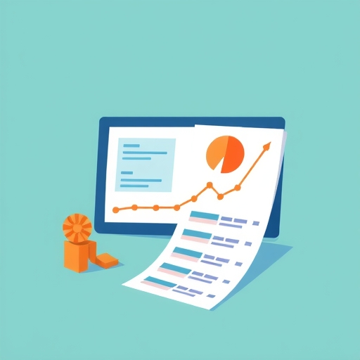 財務報告分析圖像