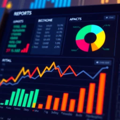 金融報告分析圖表展示