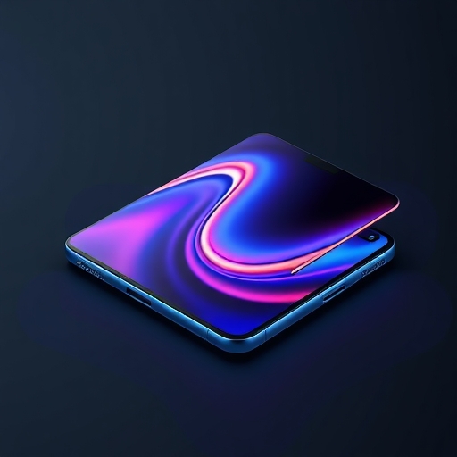 一款未來感十足的摺疊智能手機設計