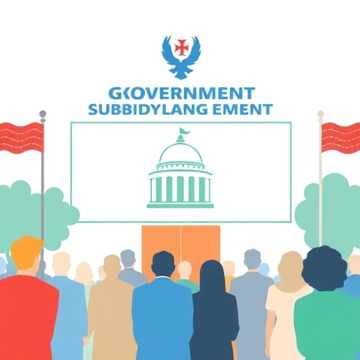 政府資金分配的圖表