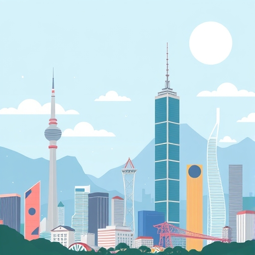 台灣投資成長的示意圖