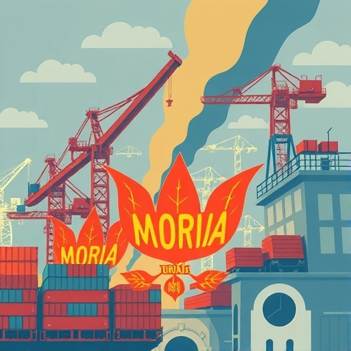 說明亞洲供應鏈受到關稅衝擊的圖像