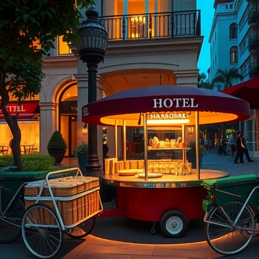 五星級飯店地攤的營業情況