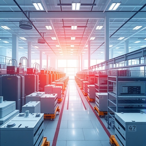 現代化的半導體工廠內部設施