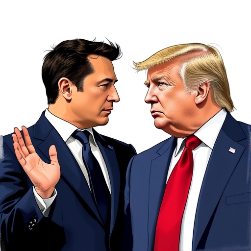 馬斯克與川普之間的政治對抗