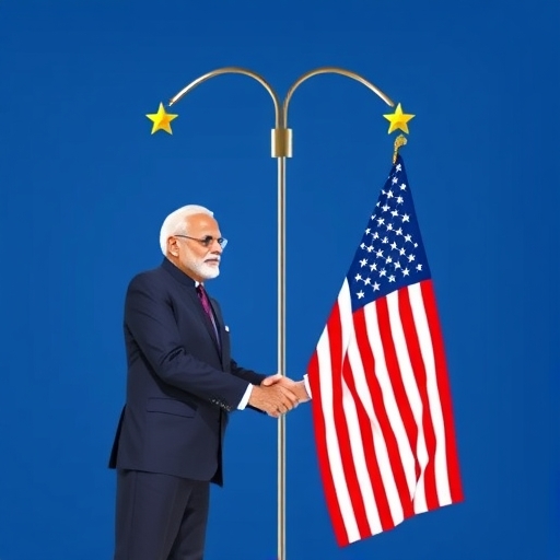 雙方代表進行貿易談判