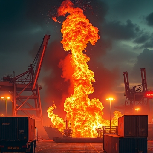 一位男子正在街頭交易股票