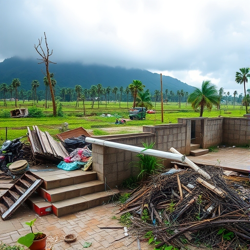 基礎設施受損的農業設施
