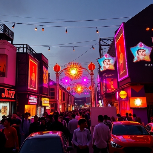 建築營造業的繁忙工地