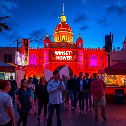 活力四射的娛樂產業場景